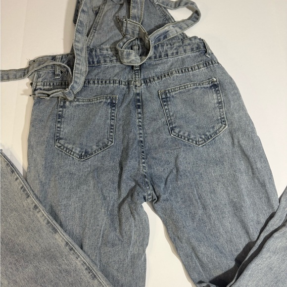 Denim Overalls with Adjustable Straps - Picture 9 of 12